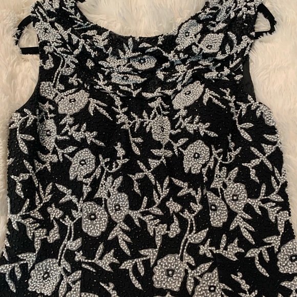 Beautiful beaded top the second and fourth picture shows the beautiful back ❤️ - Picture 3 of 6